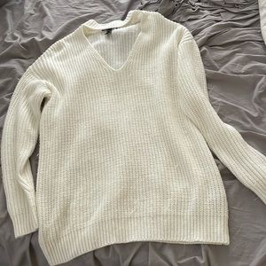 Cream Colored Sweater Dress